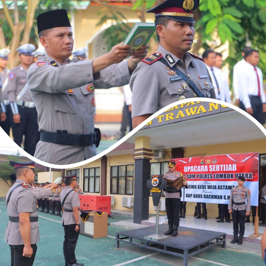 AKP Agus Rachman Resmi Ambil Alih Kabag SDM Polres Lombok Utara: Era Baru Manajemen SDM Dimulai!