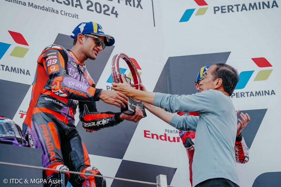 Antusiasme Penonton Membludak Lebih Baik dari Tahun 2023, Jokowi & Dorna Apreasi Kinerja ITDC