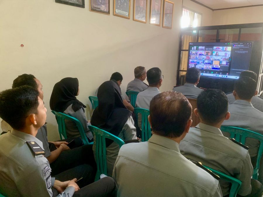 ASN Lapas Kelas IIB Selong Ikuti Webinar Series 1 yang Diselenggarakan oleh BPSDM Kumham RI