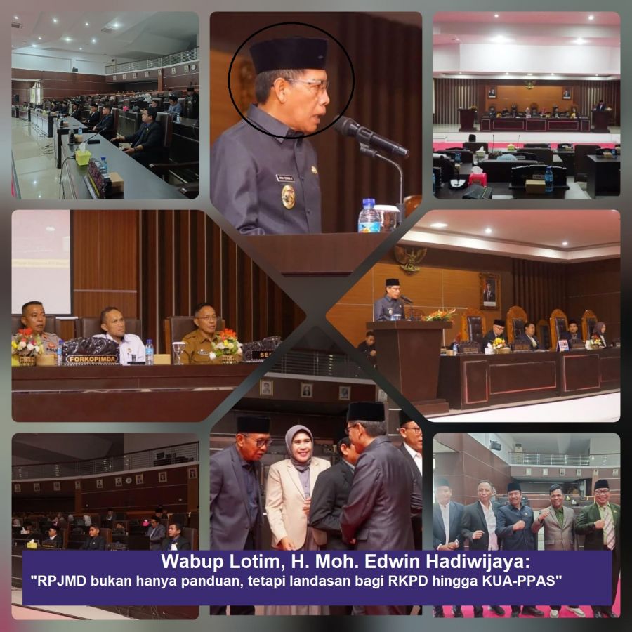 Awali Era “LOTIM SMART”: DPRD Lotim Resmi Tetapkan RPJMD 2025–2029, Wabup Tekankan Inovasi Digital