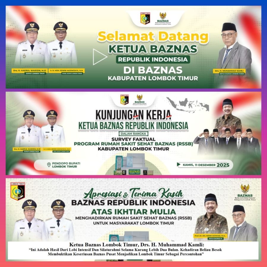 Bangga! Rumah Sakit Sehat Baznas Lotim jadi Pilot Projek Nasional, Ketua BAZNAS RI Besok Verifikasi