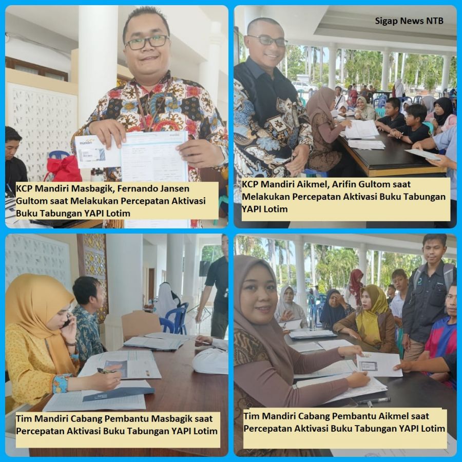Bank Mandiri Tancap Gas di Lotim: Jalur Khusus dan 9 KCP Percepat Aktivasi Rekening Anak YAPI
