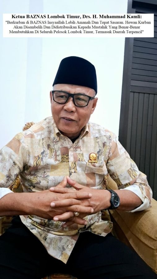 BAZNAS Lotim Tancap Gas! Gerakan Kurban Digelorakan Besar-Besaran, Target Nasional Rp130M Diburu