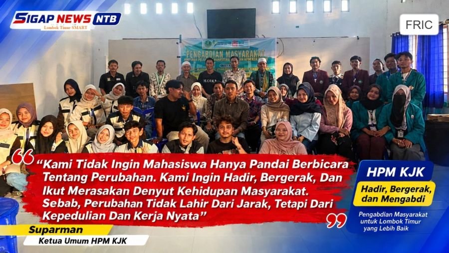 Bukan Sekadar Bicara Perubahan, HPM KJK Hadir & Bergerak di Tengah Masyarakat Melalui Pengabdian