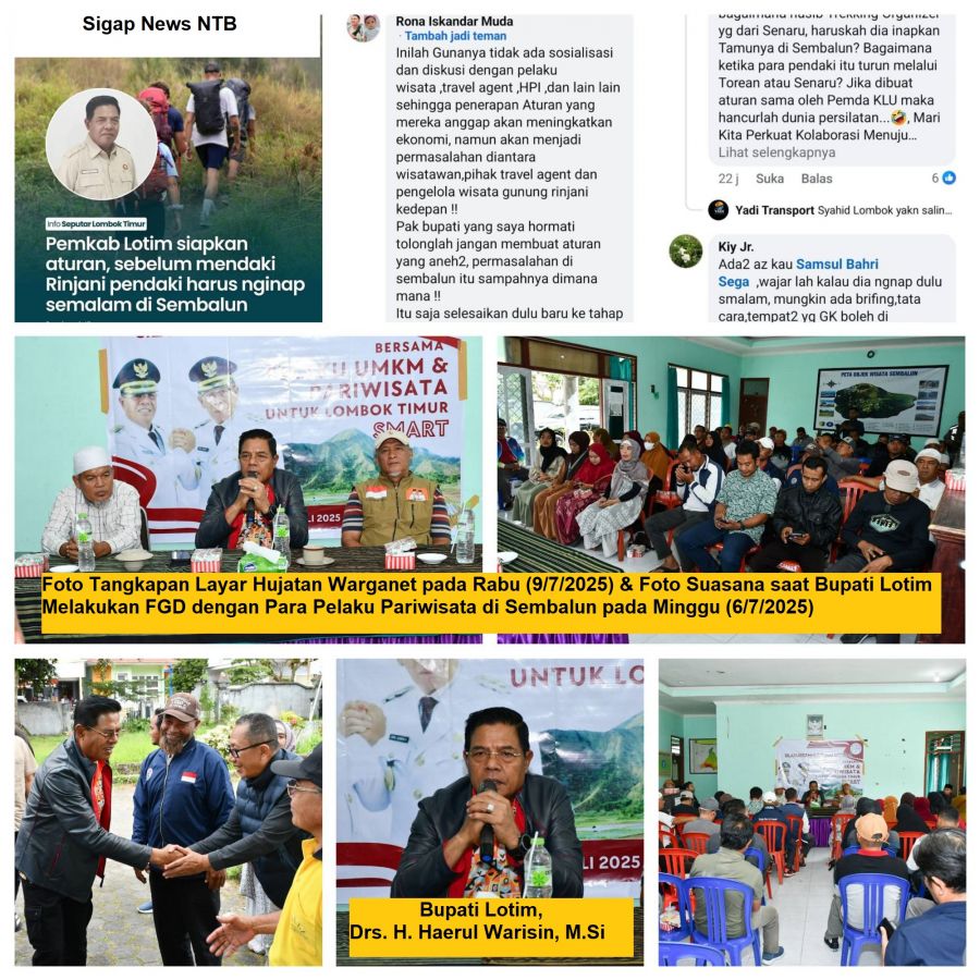 Bupati Disentil Warganet, Ini Penjelasan Kadis Pariwisata & Stafsus Pariwisata Lotim