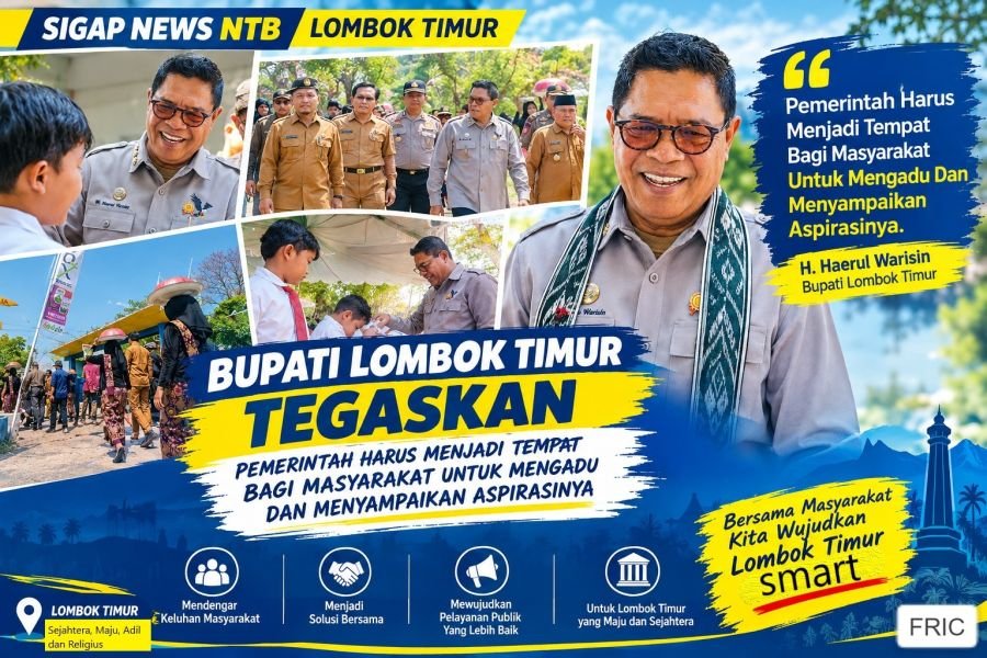 Bupati HW Puji Sambelia yang Tetap Dialiri Air Saat 11 Kecamatan di Lotim Dilanda Kekeringan