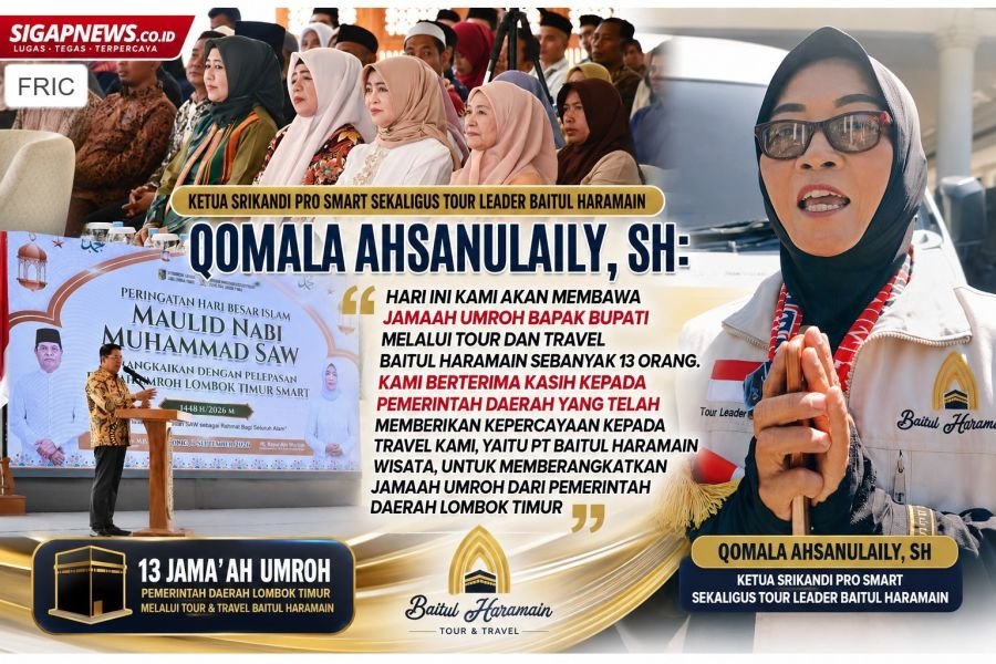Bupati Lotim Lepas Jemaah Umroh Baitul Haramain, Ingatkan Pentingnya Niat Ikhlas & Doa untuk Daerah