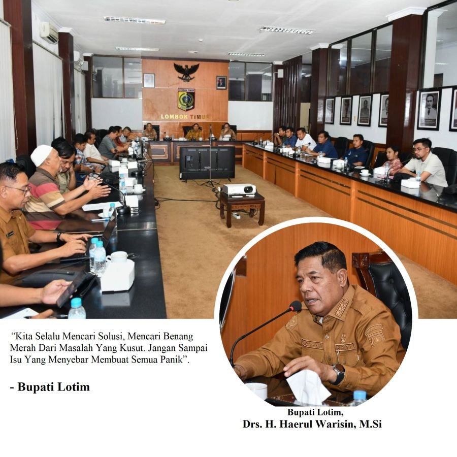 Bupati Lotim Serius Tangani Kelangkaan Gas LPG 3 Kg, Undang Para Mitra Perusahaan Ayam Broiler