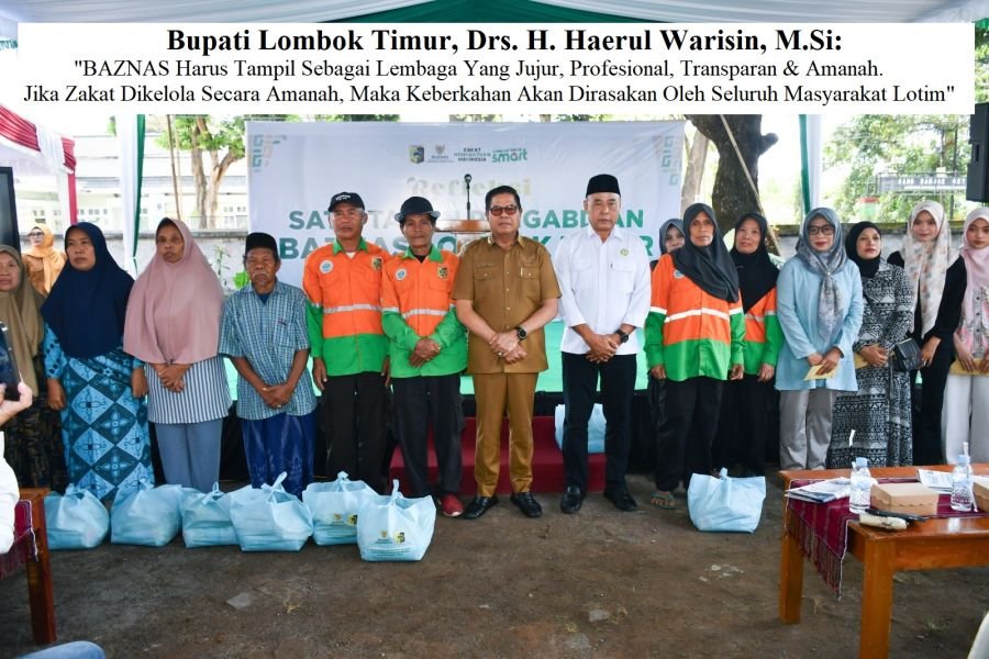 Bupati Lotim Targetkan Penghimpunan Zakat Rp 31 Miliar pada 2027, Siapkan 10 Unit Ambulans