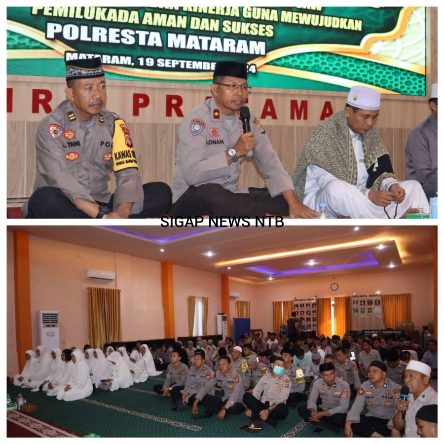 Dari Mataram untuk Dunia: Polresta Mataram Gelar Acara Maulid Nabi yang Menginspirasi Keimanan