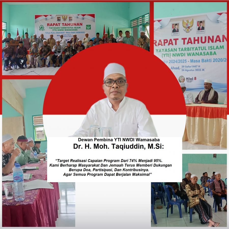 Rapat Tahunan YTI NWDI Wanasaba: H. Lalu Miftahussurur Dorong Pemberdayaan Ekonomi dengan Dapur BGN