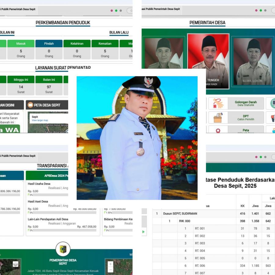 Desa Sepit, Desa Gemilang: Keberhasilan Juara 1 Keterbukaan Informasi Publik, Modal Desa Cantik 2025