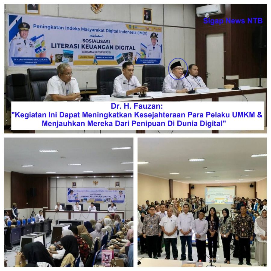 Dinas Kominfosan Lotim Gemakan Literasi Keuangan Digital, Untuk Capai Target IMDI Sebesar 32%