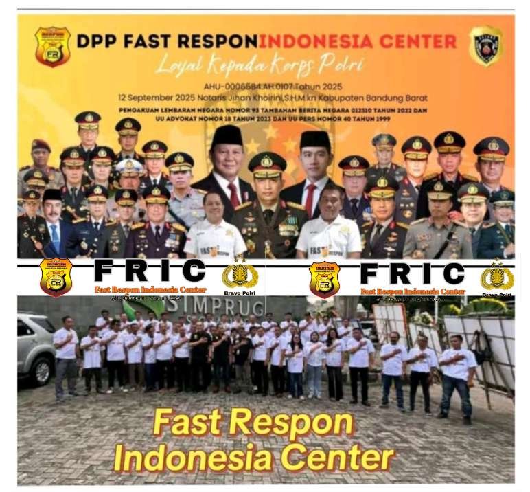 Direstui Kapolri, FRIC Tegaskan Loyalitas Total Kawal Program Presiden & Polri Menuju Indonesia Emas