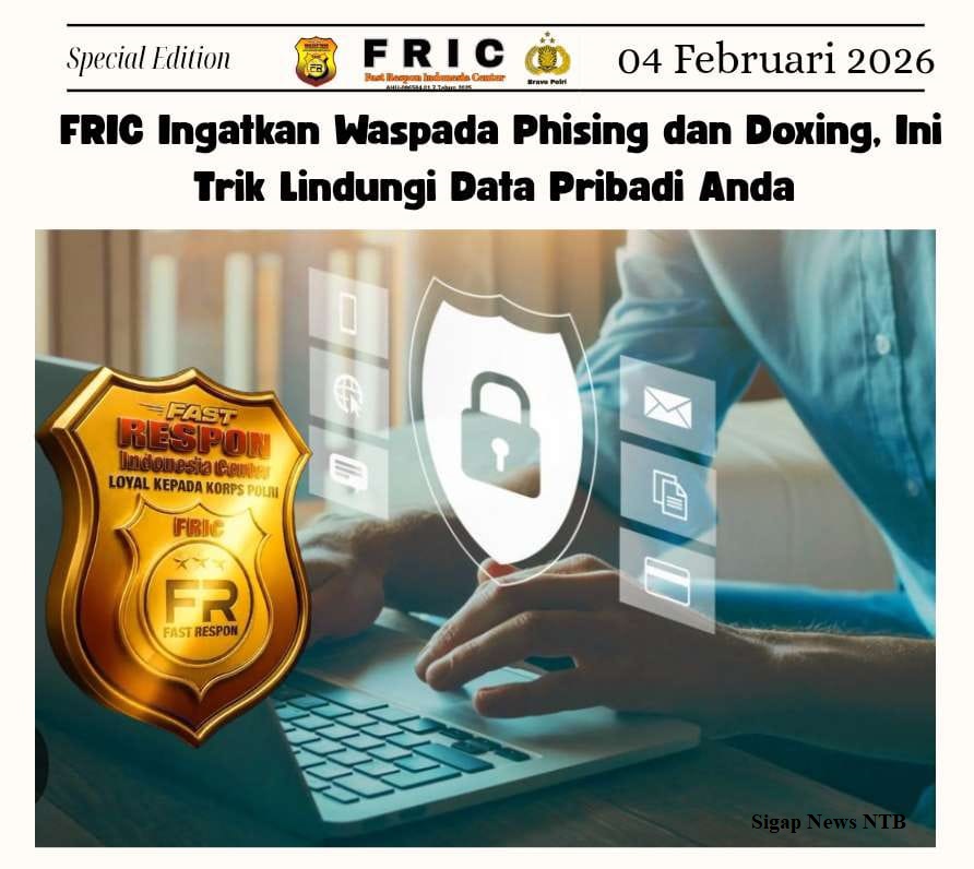 DPP FRIC Ingatkan Masyarakat Waspada Phishing dan Doxing, Ini Cara Lindungi Data Pribadi
