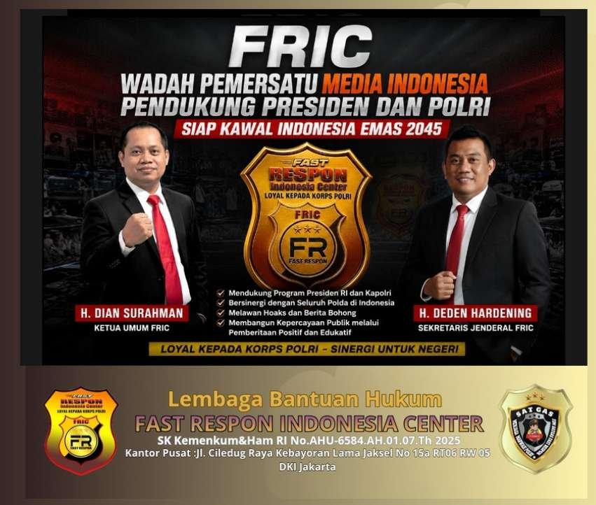DPP FRIC Resmi Bentuk LBH FRIC, Perkuat Pendampingan Hukum untuk Masyarakat