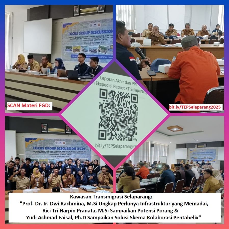 Ekspedisi Patriot 2025: FGD Hasil Evaluasi Kawasan Transmigrasi Selaparang untuk RPJMD Lotim