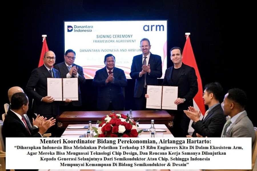 Era Baru Industri Semikonduktor Indonesia, Presiden Prabowo Hadiri BPI Danantara–Arm Limited