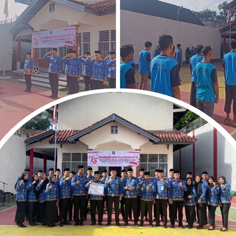 Gelorakan Semangat: Lapas Selong Peringati Hari Bela Negara ke-76 dengan Penuh Khidmat