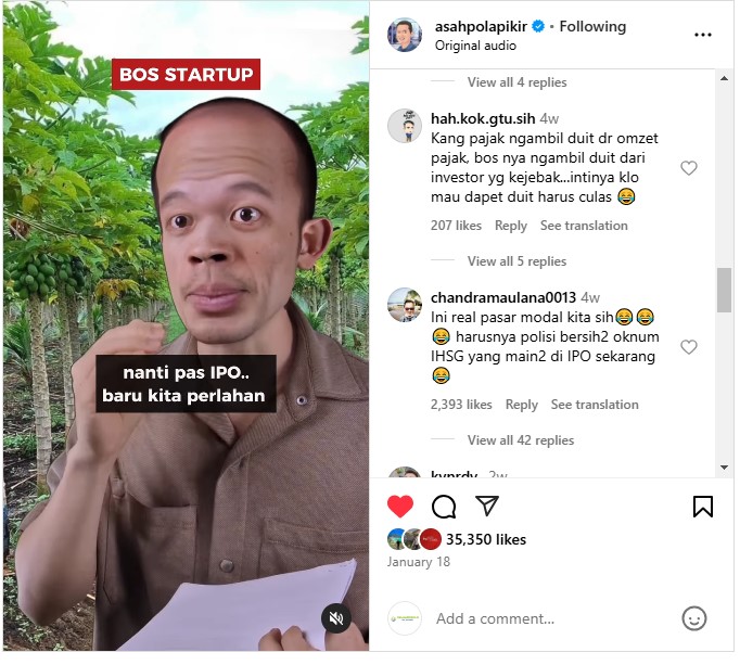 Investasi Saham Start-Up Indonesia: Antara Hype dan Realita yang Mengkhawatirkan