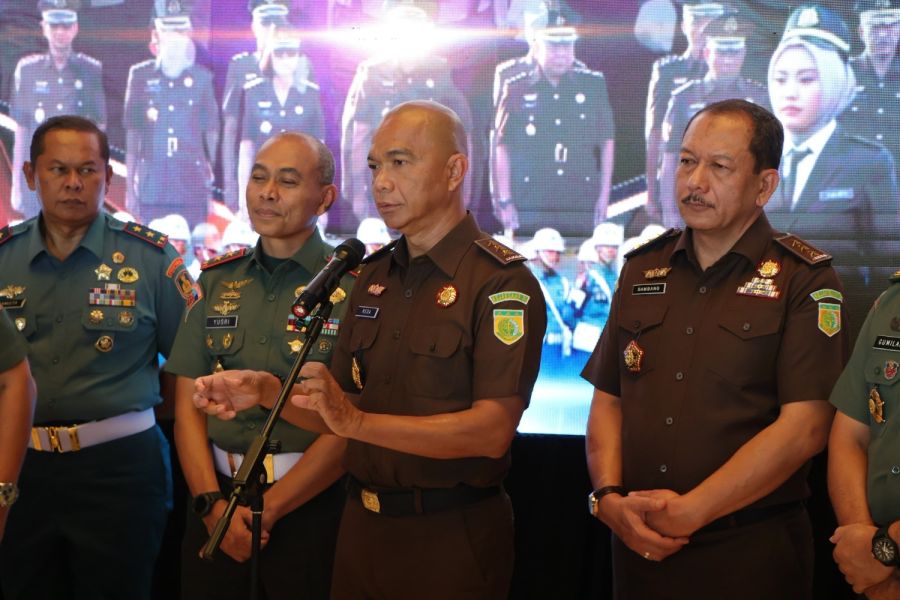 JAM-Intelijen dan Puspom TNI Tandatangani Perjanjian Kerja Sama untuk Penguatan Penegakan Hukum