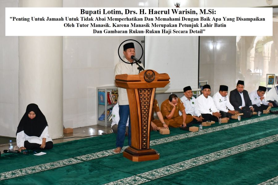 Kantor Imigrasi IIB Lotim Diresmikan Bupati, 1.401 Jamaah Haji Siap Berangkat dengan Jasket Khusus