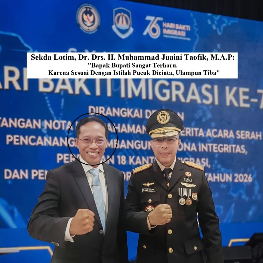 Kantor Imigrasi Kelas II Lotim Resmi Didirikan, Sekda Lotim Ungkap Pengurusan Tidak Lagi Jauh