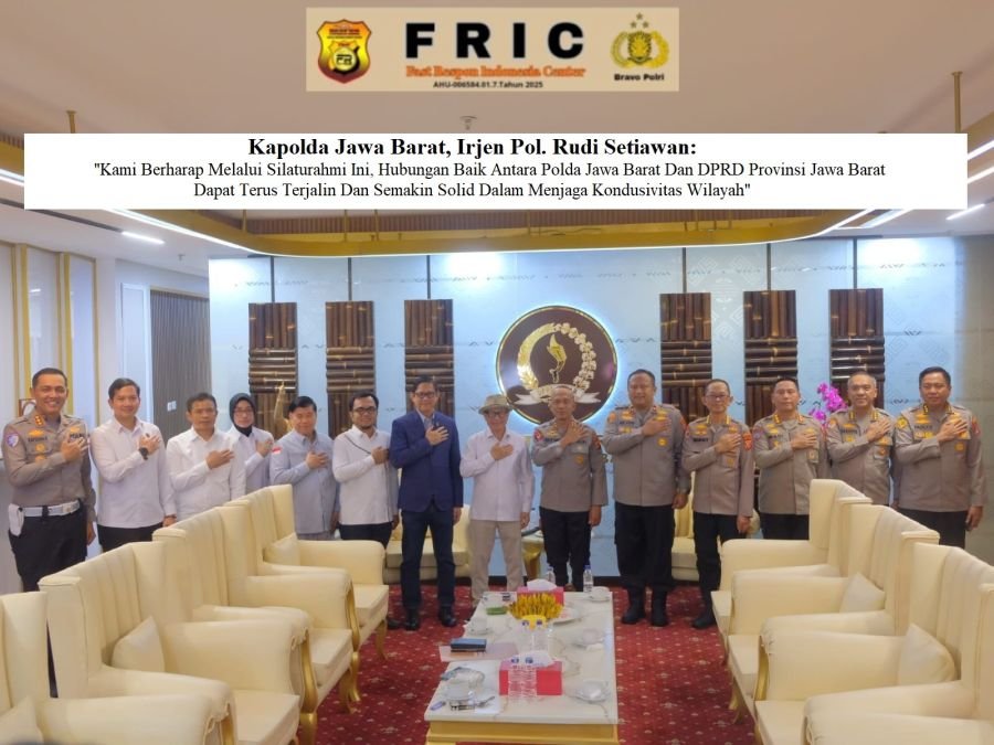 Kapolda Irjen Pol. Dr. Rudi Setiawan Silaturahmi Ke Kantor DPRD Provinsi Jawa Barat