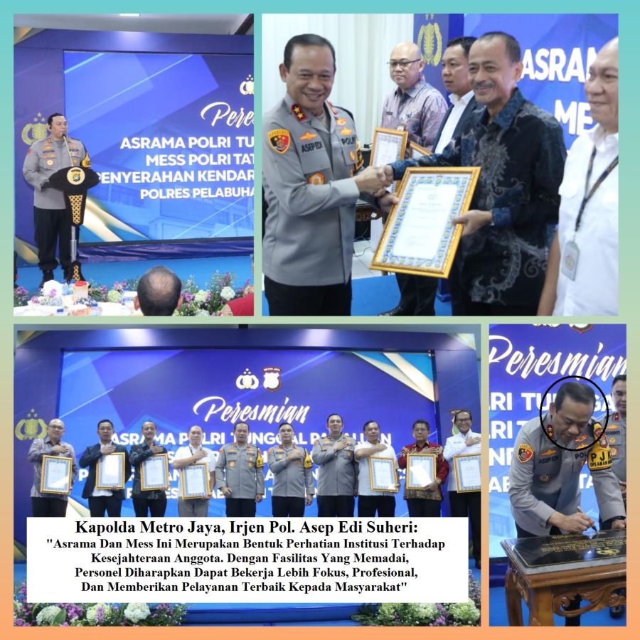 Kapolda Metro Jaya Resmikan Asrama dan Mess Polri: Tingkatkan Semangat Bertugas