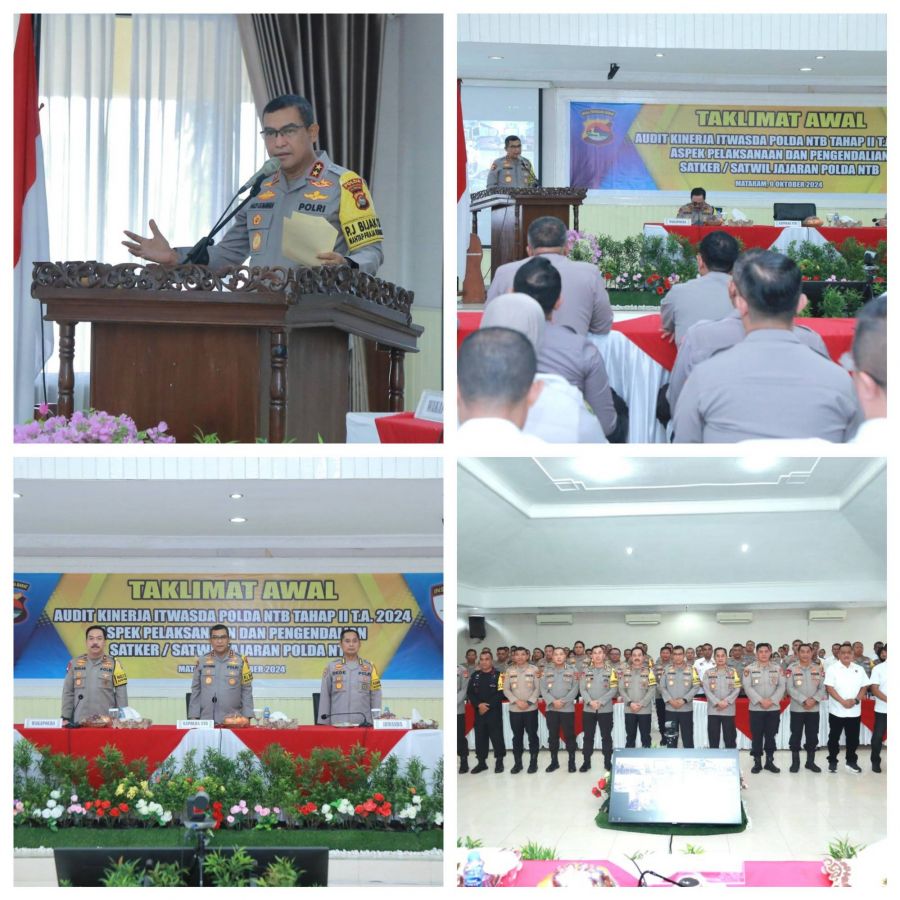 Kapolda NTB Siapkan Langkah Besar: Audit Kinerja 2024 Dimulai, Target WTP Ke-12 Kian Nyata!