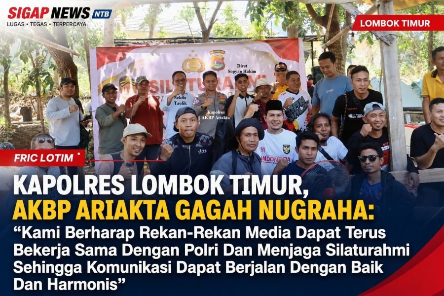Kapolres Lombok Timur dan Insan Pers Bersinergi, Silaturahmi Dikemas Lewat Lomba Memancing