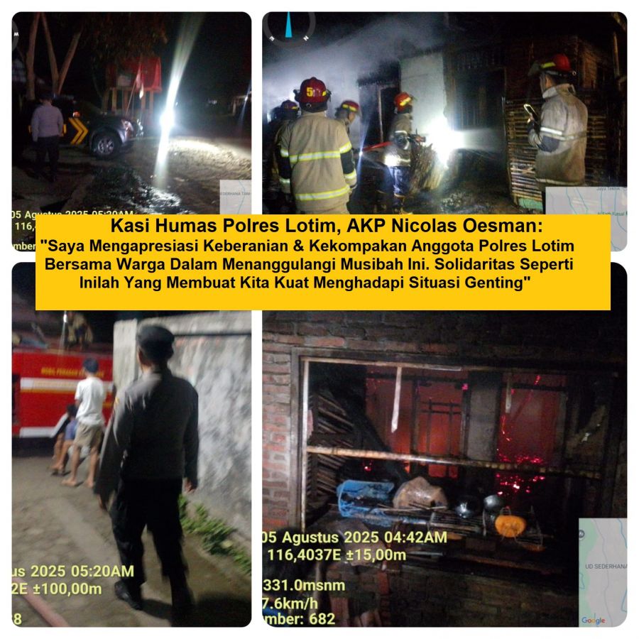 Kebakaran di Desa Pesanggrahan Dini Hari Tadi, Kerugian Capai Rp 70 Juta