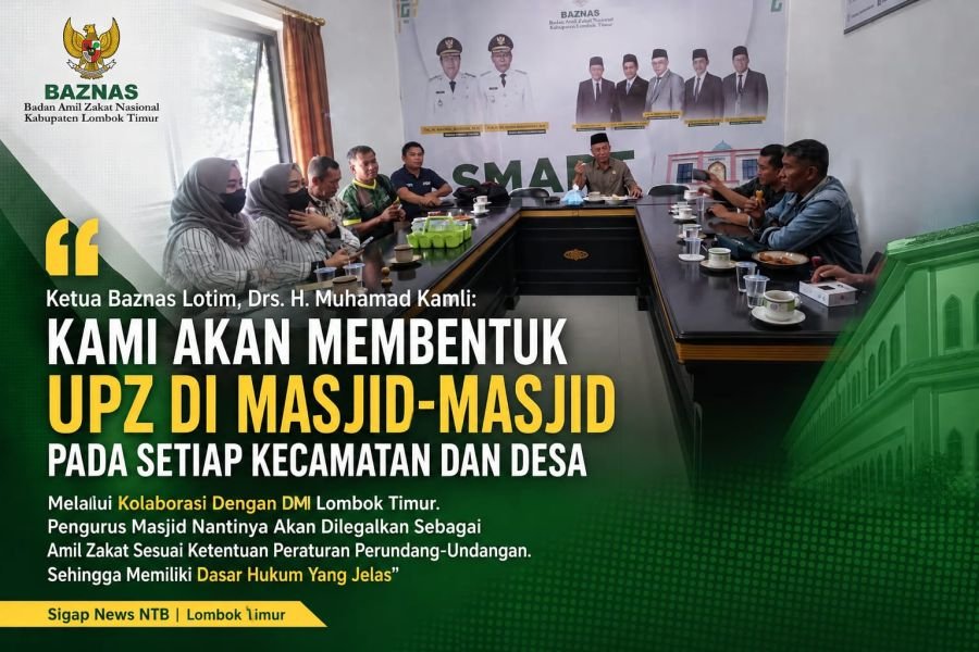 Kejar Target ZIS Rp31 Miliar, Baznas Lotim Perkuat Kolaborasi dengan DMI dan Organisasi Wartawan