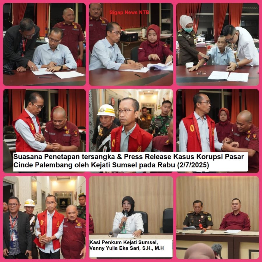Kejati Sumsel Tetapkan 4 Tersangka Kasus Korupsi Pasar Cinde: Mantan Gubernur Hingga Direktur Swasta