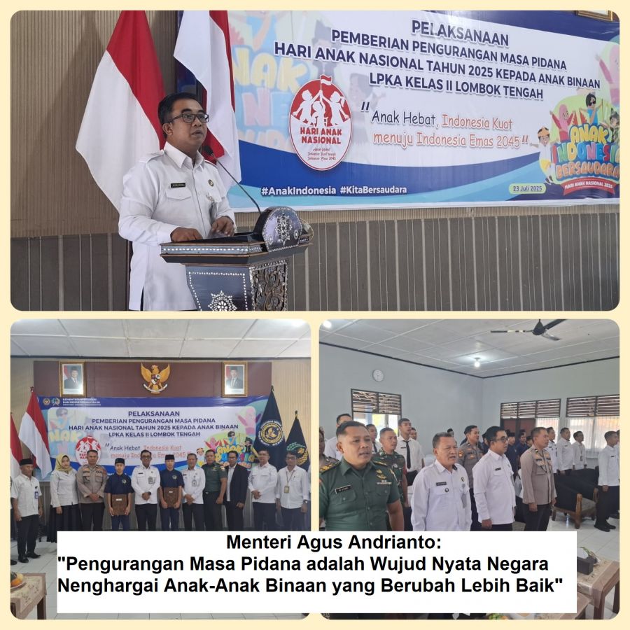 Kembalinya Harapan: 38 Anak Binaan Lapas Loteng Bebas di Hari Anak Nasional 2025