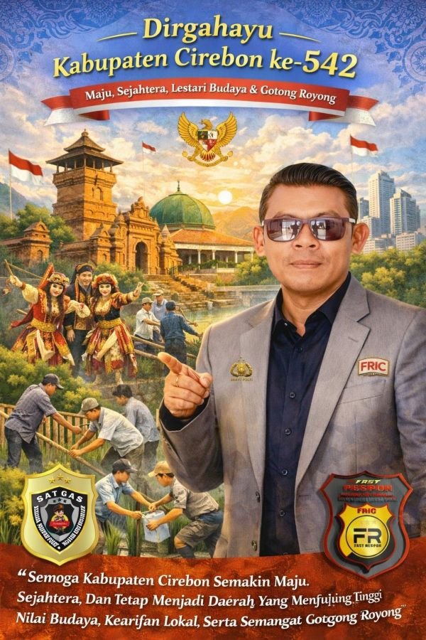 Ketua DPC FRIC Cirebon Raya Suwardi Sampaikan Ucapan Selamat Hari Jadi Kabupaten Cirebon ke-542