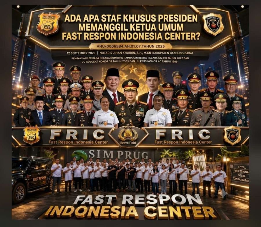 Ketua Umum FRIC H. Dian Surahman Dipanggil Staf Khusus Presiden, Ini yang Dibahas