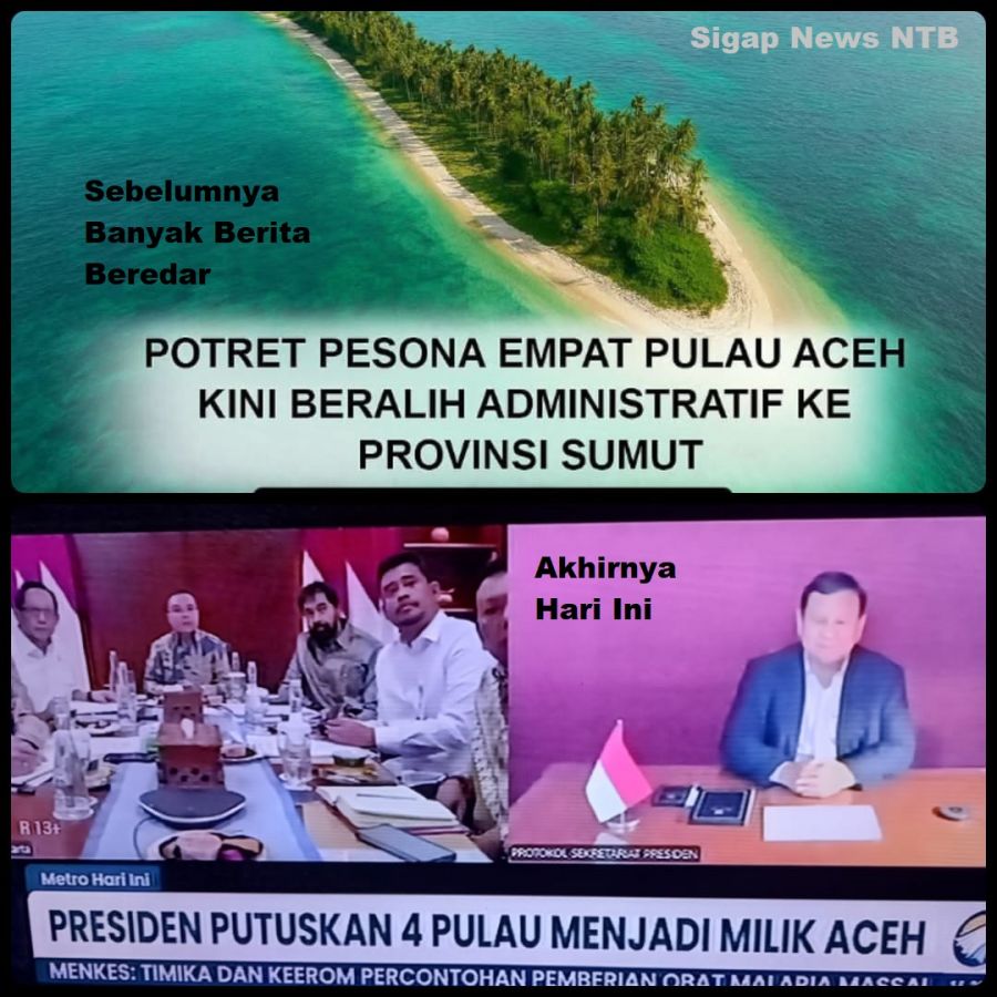Kisruh 4 Pulau Berakhir Damai: Prabowo Putuskan Milik Aceh, Sumut Legowo, NKRI Tetap Satu
