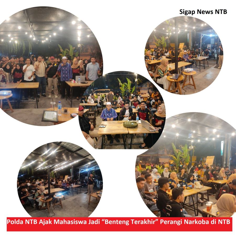 Kolaborasi Psikologi dan Hukum: BNNP & Polda NTB Gandeng Mahasiswa Cegah Narkoba Lewat Dialog Publik