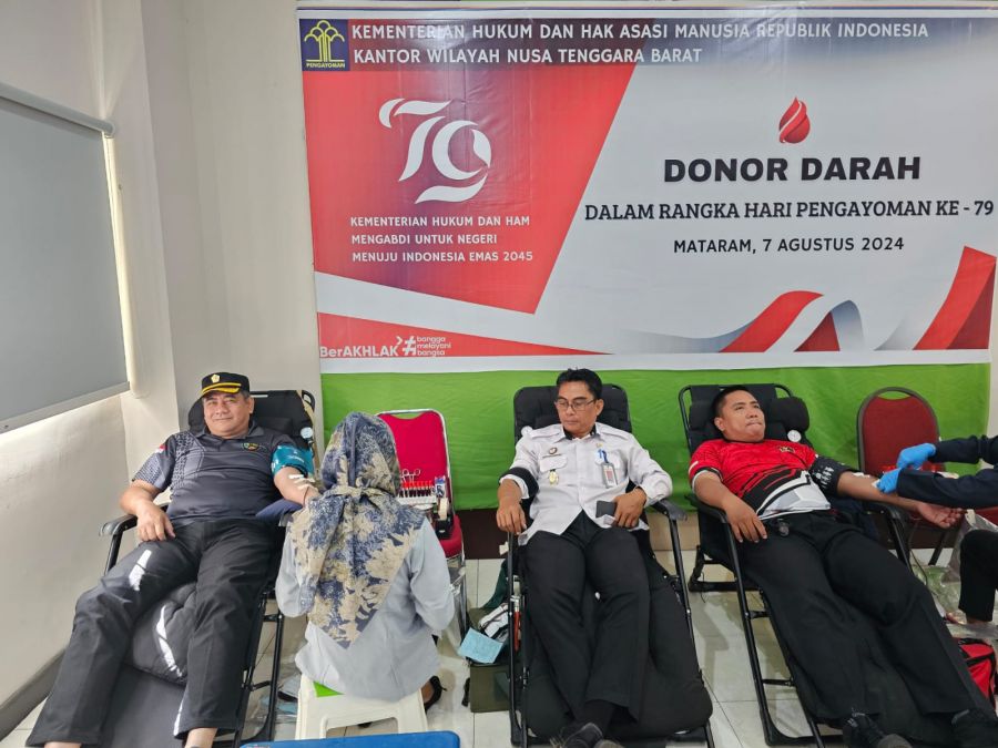 Lapas Kelas IIB Selong Gelar Donor Darah Bersama PMI Lotim: Perkuat Kolaborasi untuk Kemanusiaan