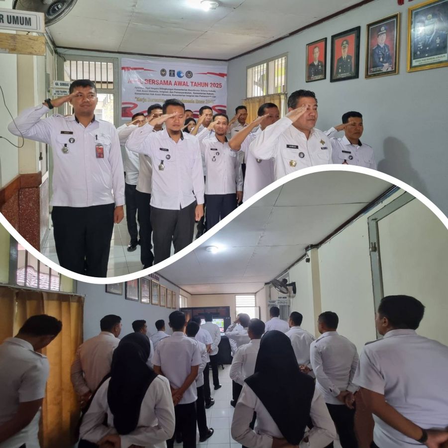 Lapas Kelas IIB Selong Sambut Tahun Baru dengan 8 Arahan Strategis Menuju Indonesia Emas 2045