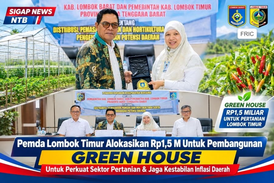 Lotim & Lobar Semakin Mesra dengan TTD MoU, Bupati HW Harap BUMD Selaparang Agro Serap Hasil Panen