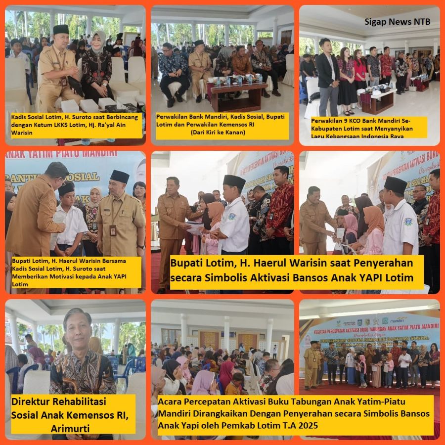 Lotim SMART untuk YAPI: 6.800 Anak Terima Rp 200 Ribu/Bulan hingga Usia 18 Tahun