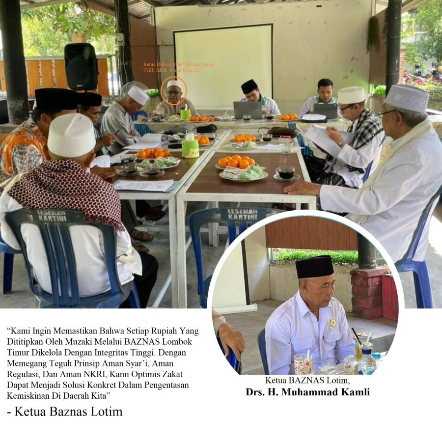 Makin Sinergi! Ketua BAZNAS Lotim Pertegas Prinsip 3A Saat Dewan Syar'i Tekankan Jaga Marwah Lembaga