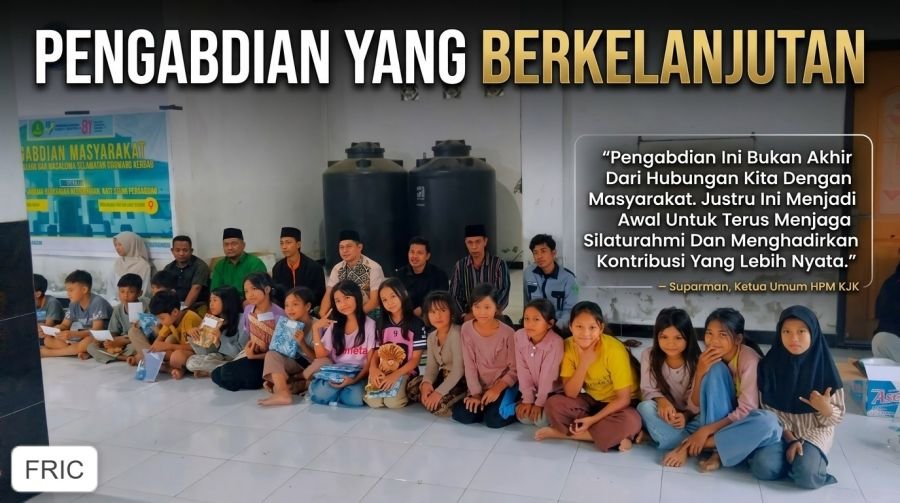 Menutup Pengabdian dengan Senyum: HPM KJK Bagikan Hadiah dan Santuni Anak Yatim