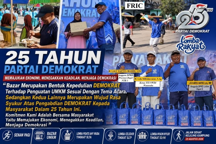 HUT ke-25 Demokrat: LL. Abd. Hafidz Tegaskan Komitmen Penguatan UMKM & LZH Harap AHY Jadi Presiden