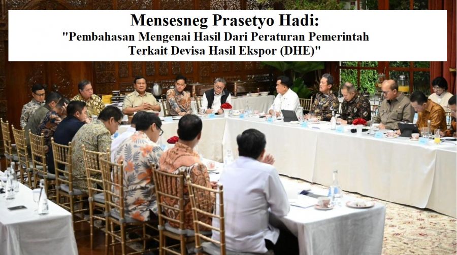 Minggu Malam di Kertanegara: Presiden Prabowo Pimpin Pertemuan Bahas Isu Strategis Sektor Keuangan