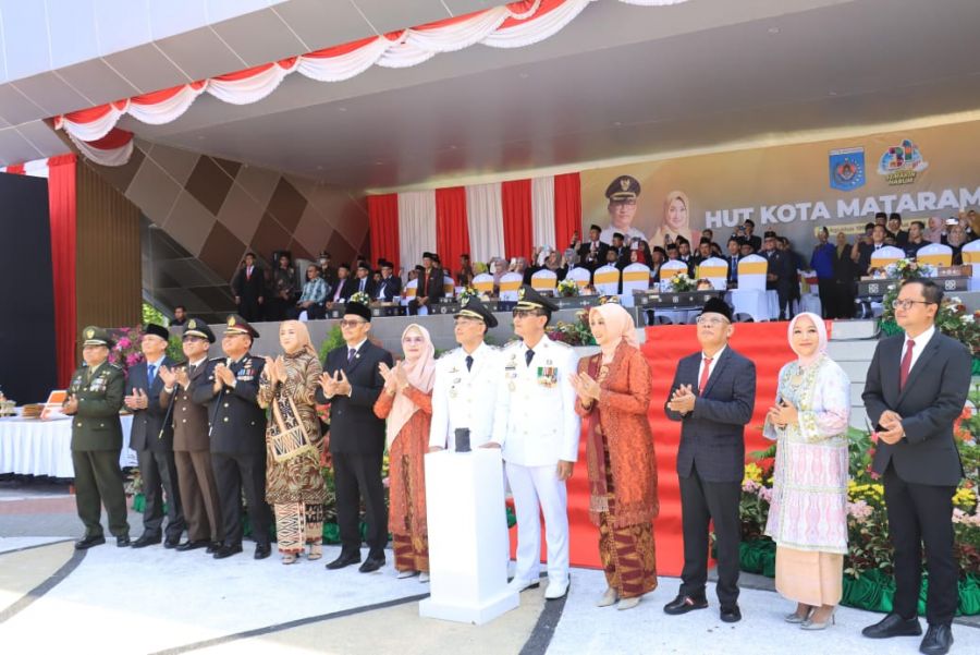 Kapolresta Mataram Meriahkan HUT Ke-31 Kota Mataram dengan Penuh Semangat
