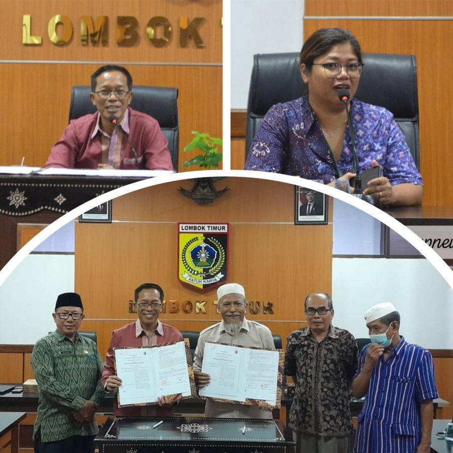 MoU Strategis: Pj. Bupati Lotim Gandeng Oxfam, Yayasan Umar Kelayu, dan Konsepsi untuk Pemberdayaan