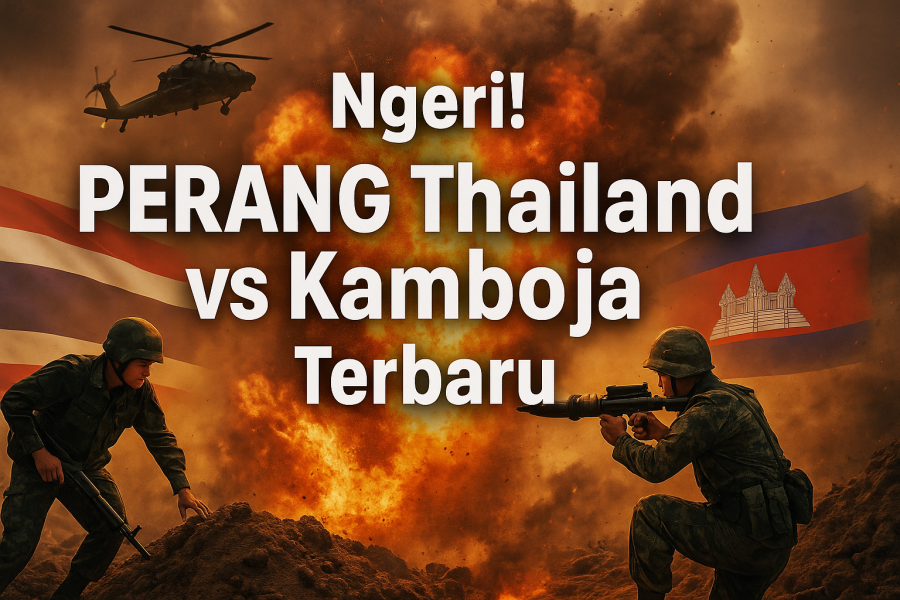 NGERI! Perang Thailand vs Kamboja Memanas di “Segitiga Zamrud”